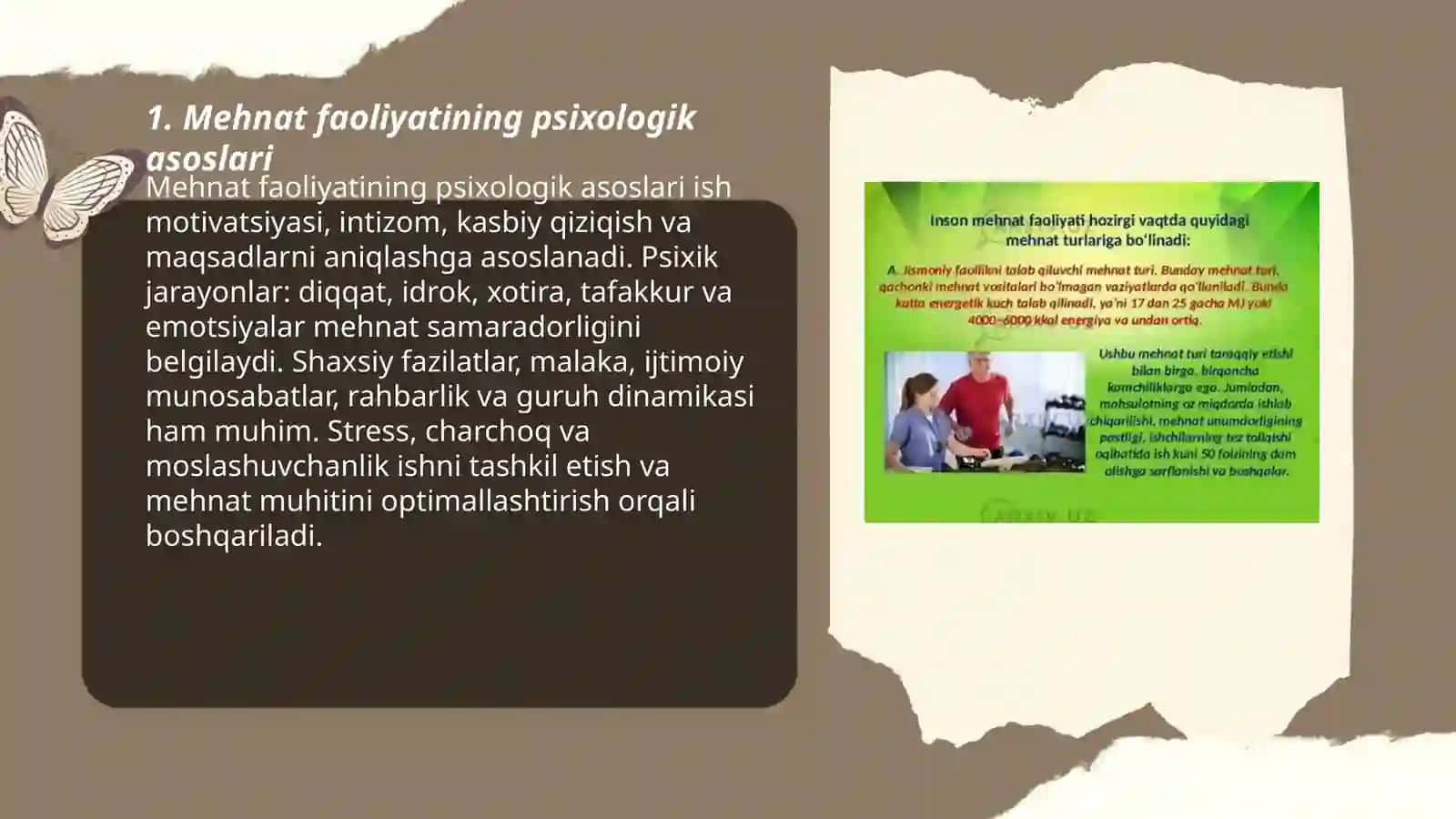 Mehnat faoliyatining psixologik asoslari 3