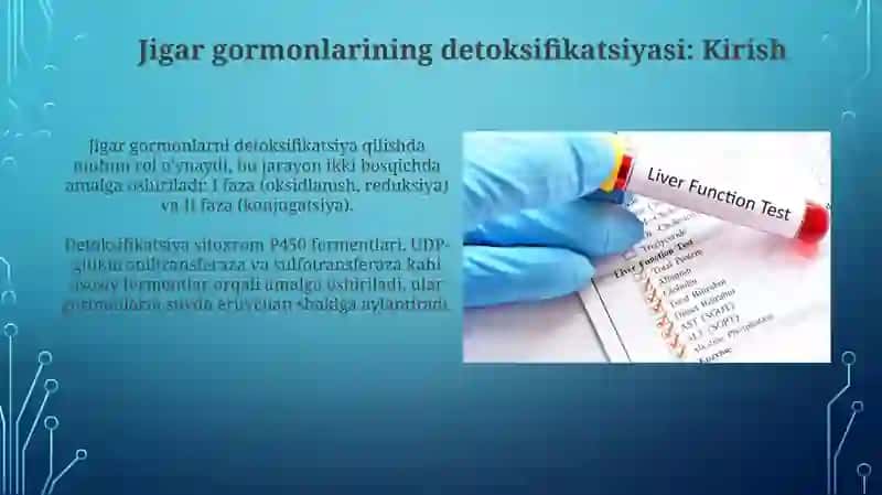 Jigar gormonlarining detoksifikatsiyasi 3