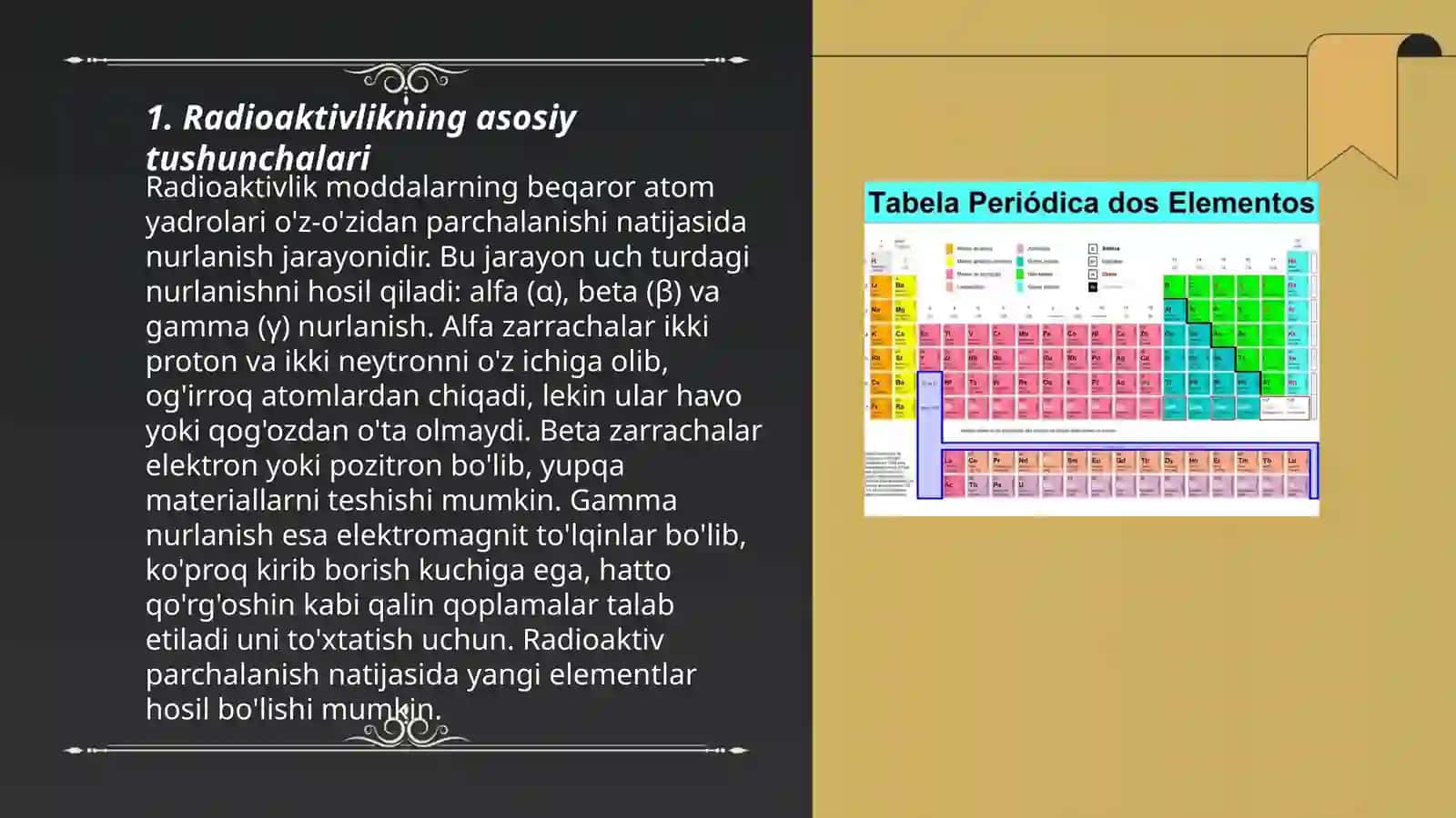 Radioaktiv elementning kashf etilishi 3