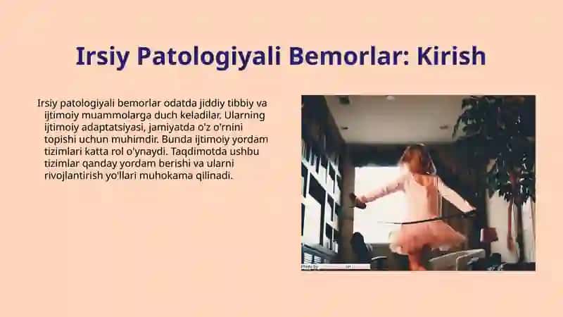 Irsiy patologiyali bemorlarni sotsial adaptatsiyasi 3