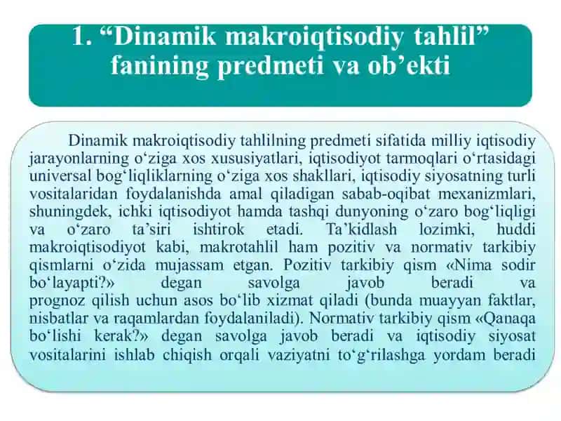 DINAMIK MAKROIQTISODIYOT 3