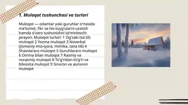 Muloqot va kommunikatsiya 3
