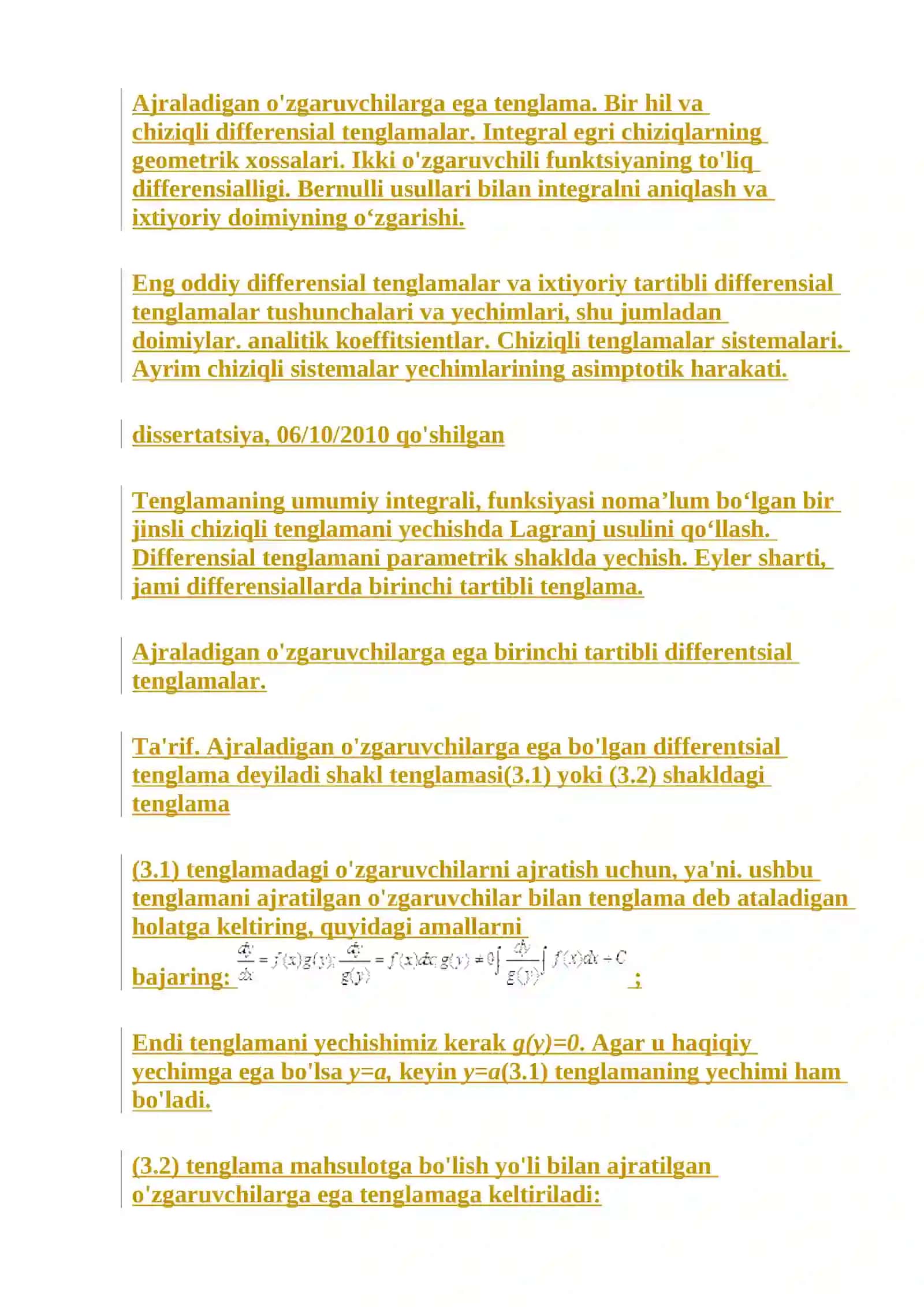 Matematika analizi 3