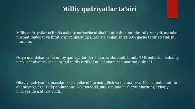Osiyo mamlakatlarida ta’lim-tarbiya jarayoni 3