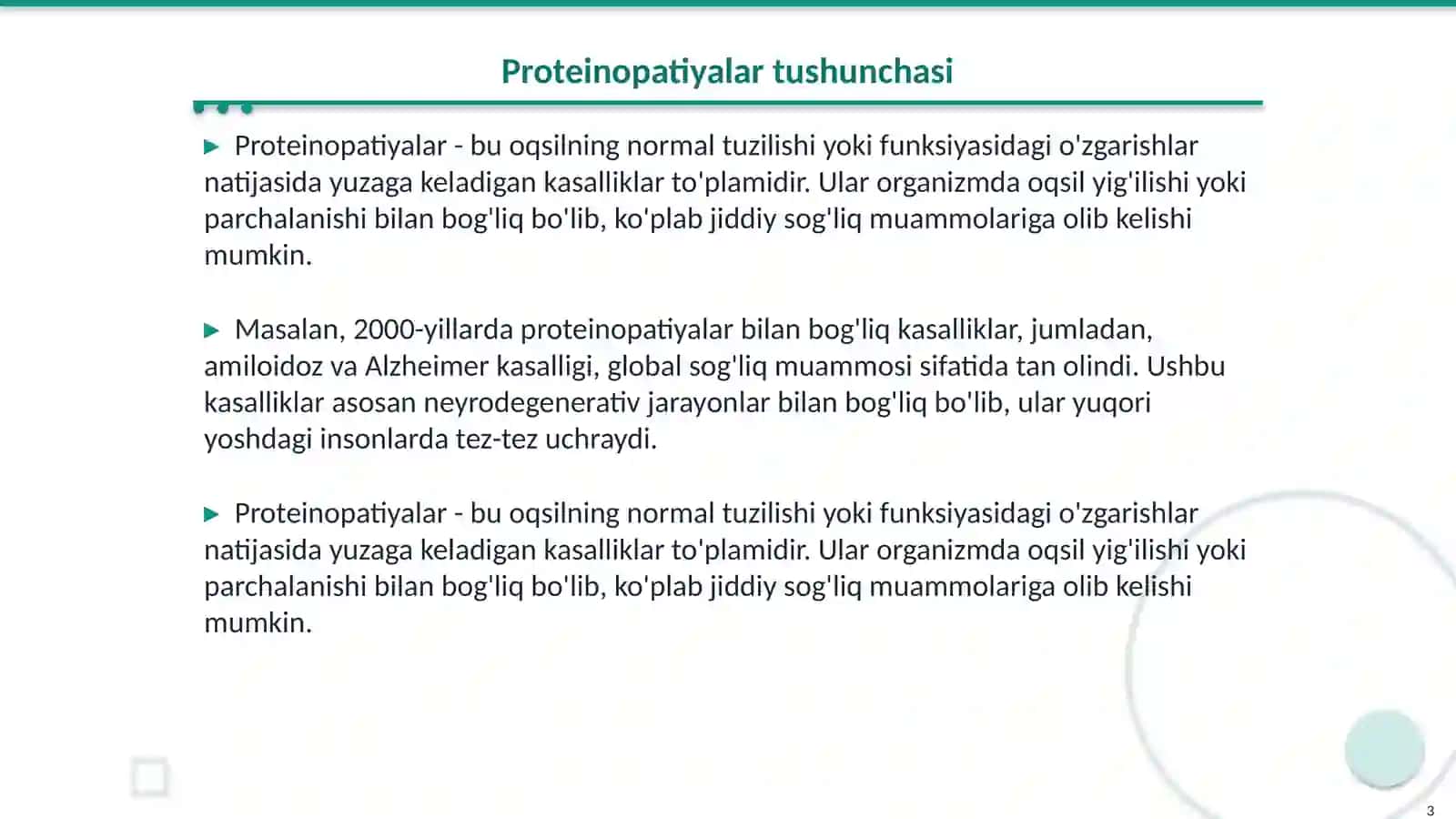 Proteinopatiyalar 3