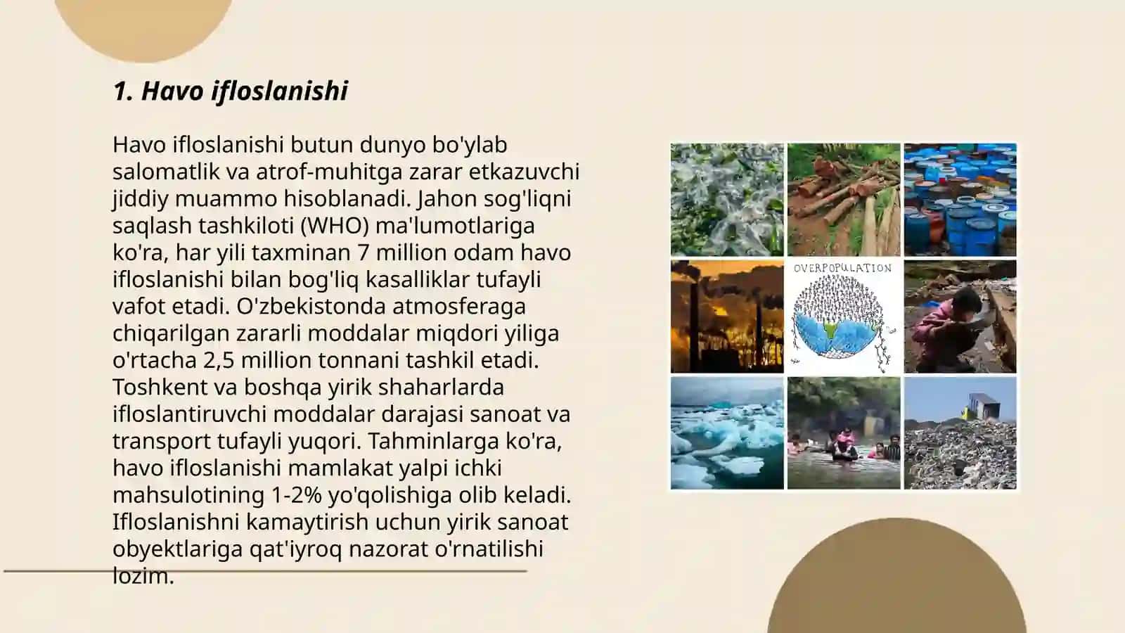 Zamonaviy ekologik muammolar 3