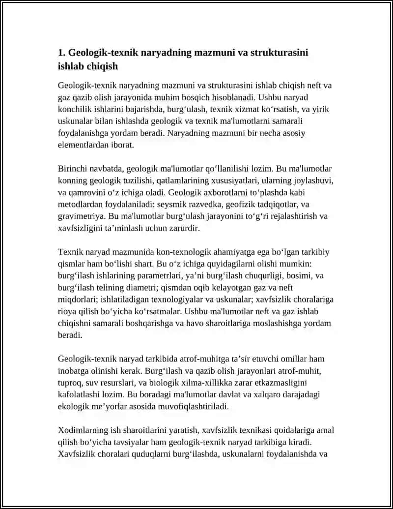 Geologik-texnik naryad 3
