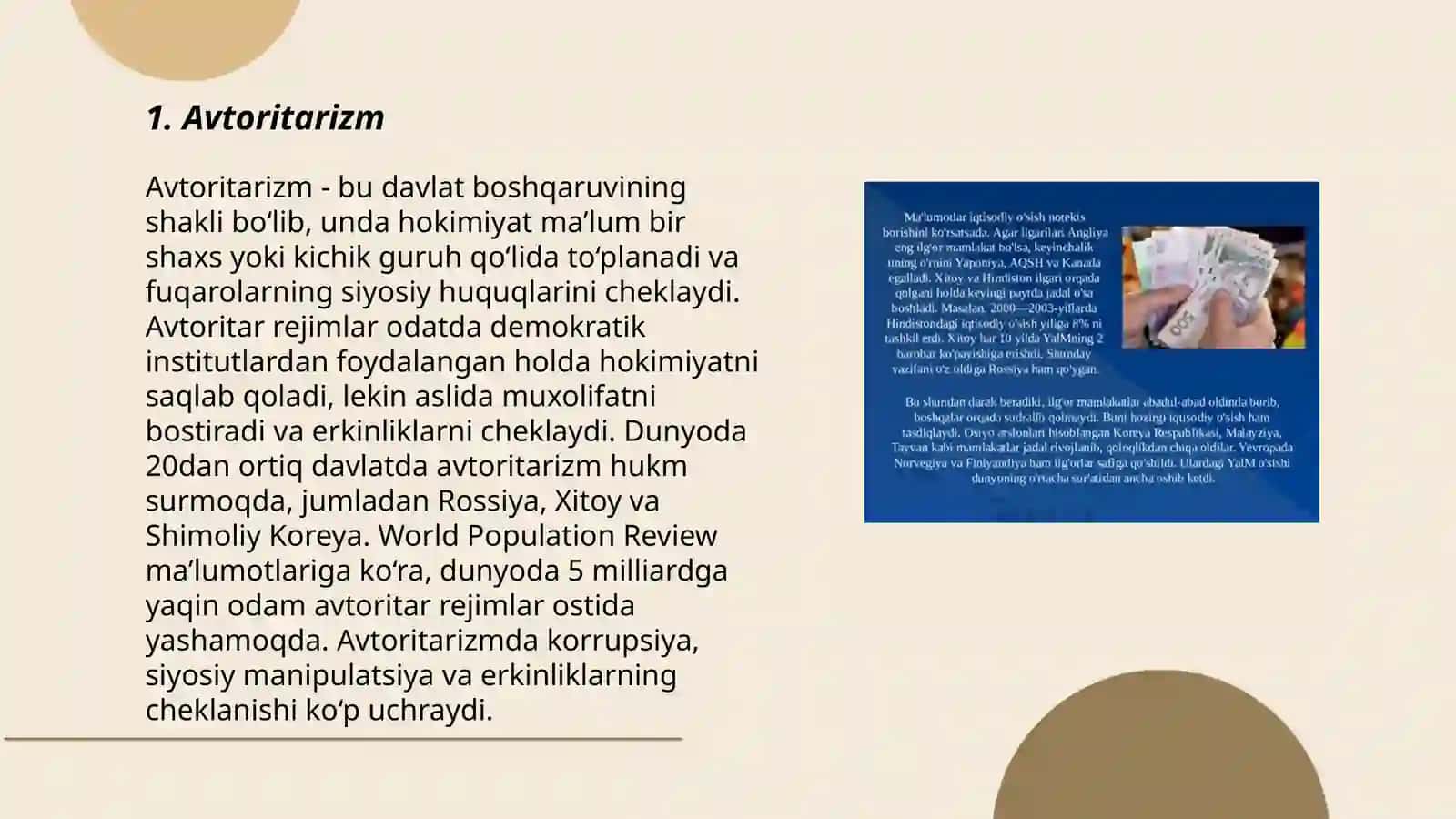 Davlatning siyosiy rejimi 3
