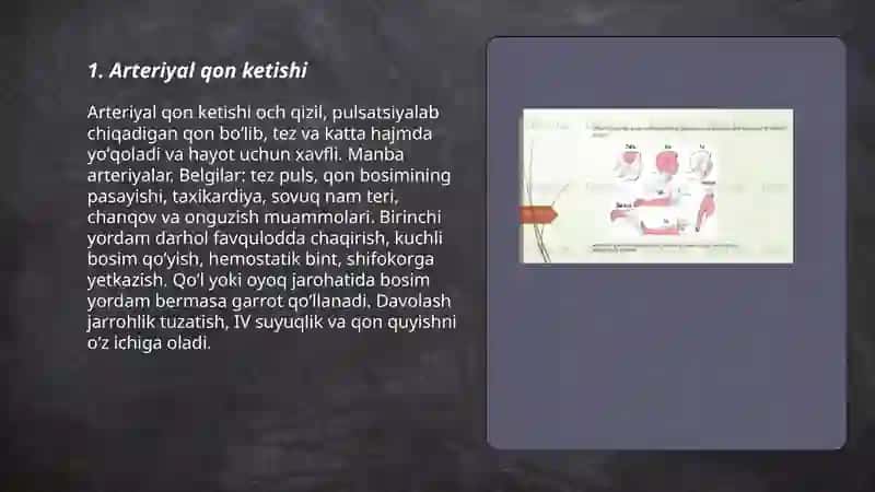 Qon ketish turlari 3