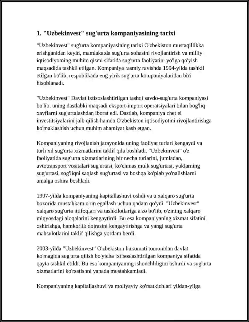 "Uzbekinvest" 3