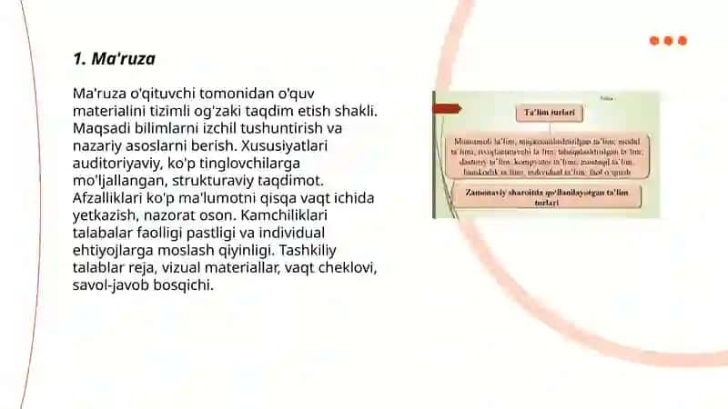 Tashkiliy talablar 3