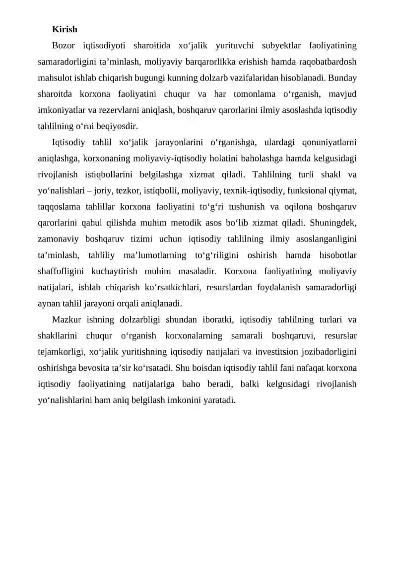 Iqtisodiy tahlil turlari va shakllari 3