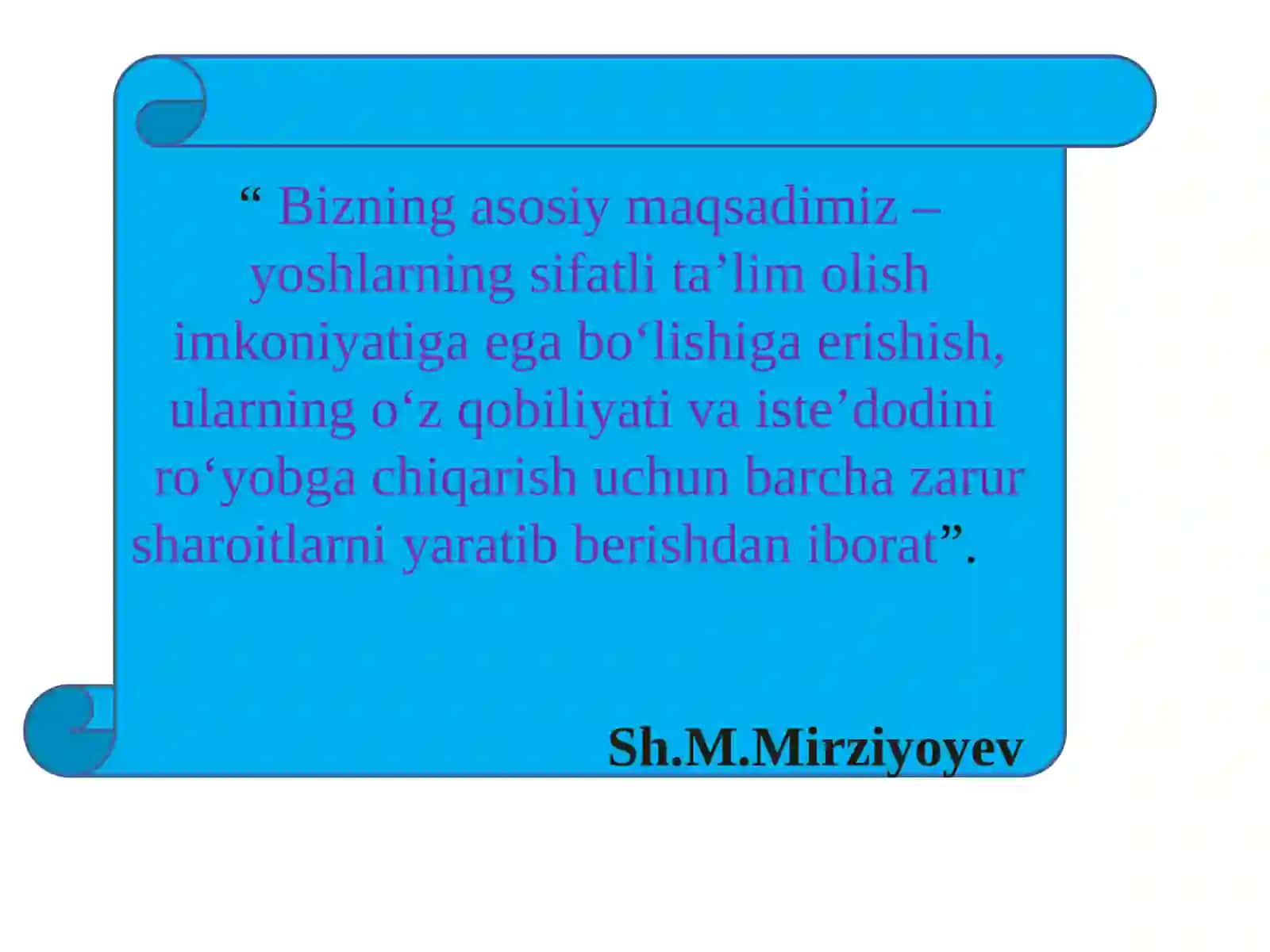 Ta’lim to‘g‘risidagi Qonunning mazmuni 3