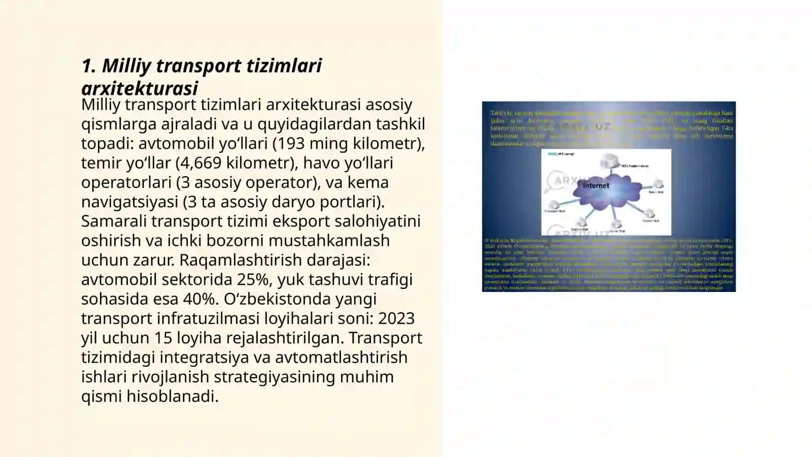Amerika milliy Transport Intelletual tizimlari arxitekturasi 3