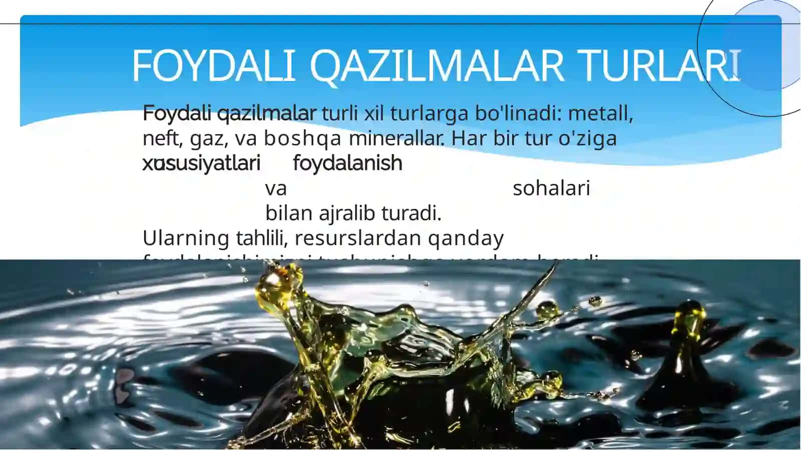 Jahon foydali qazilmalarini umumiy tahlili 3