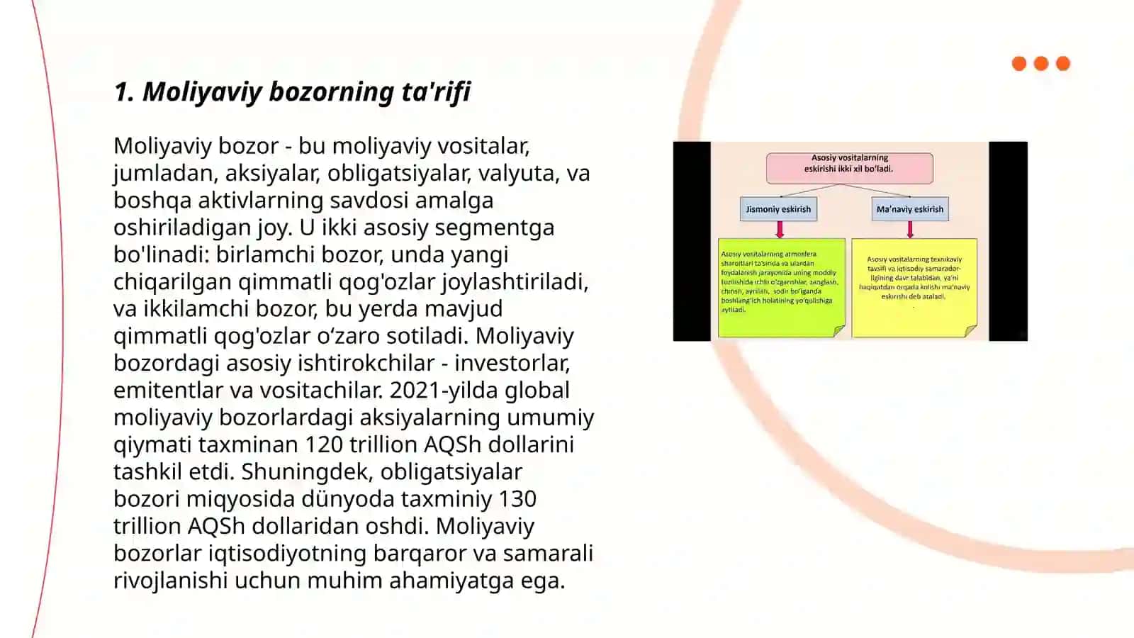 Moliyaviy bozorlar 3