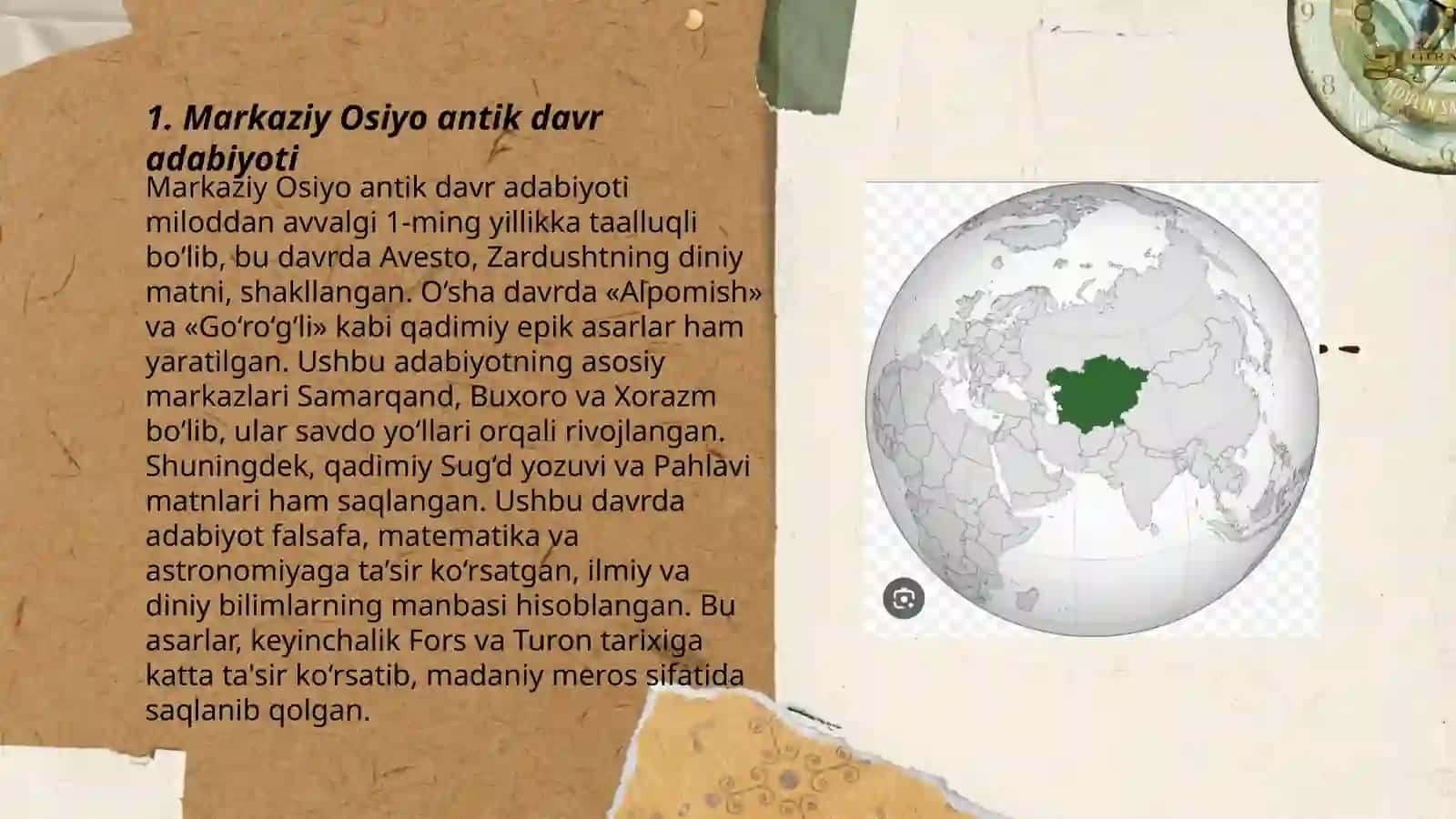 Markaziy Osiyo antik davr adabiyoti 3