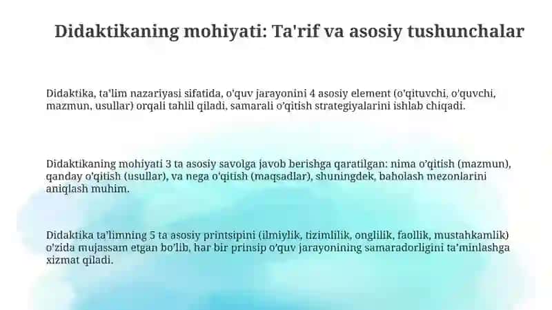 Didaktika tushunchasi 3