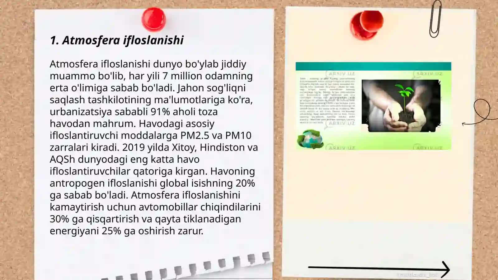 Ekologiya va ekologik muammolar 3
