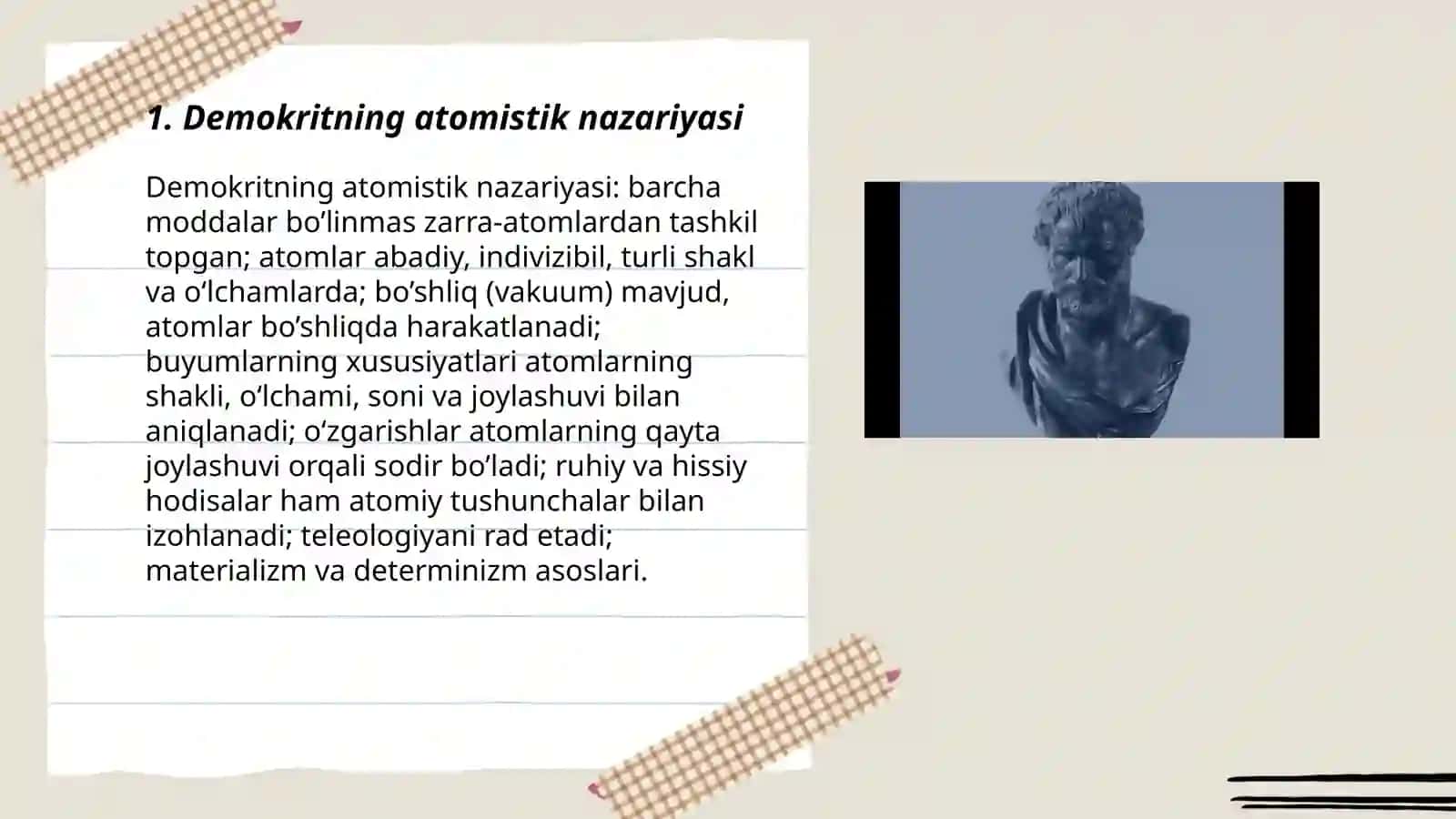 Demokrit falsafiy qarashlari 3
