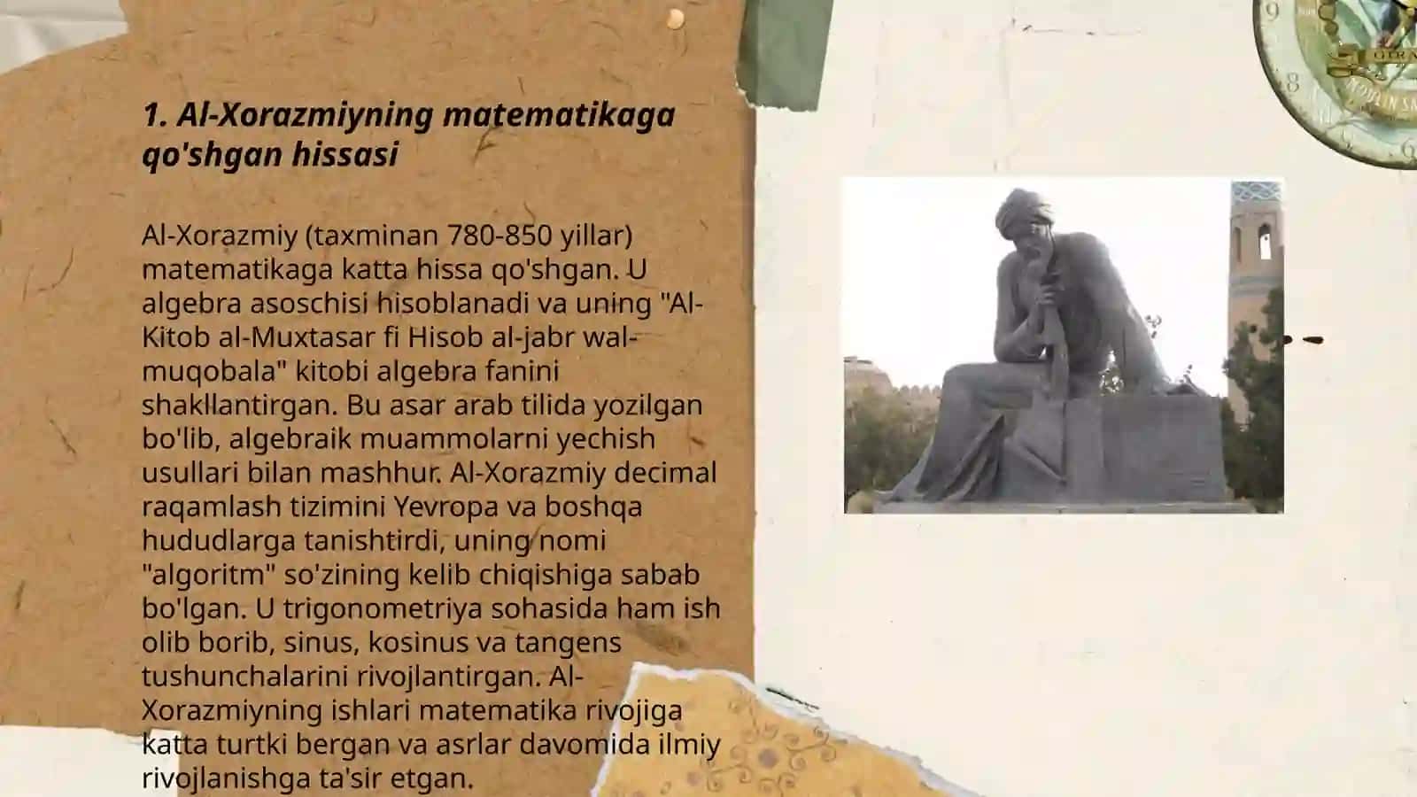 Al-Xorazmiyning algebra kitobi 3