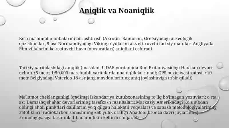 Tarixiy obyekt, tarixiy voqea va hodisalarni plan va kartada tasvirlash 3