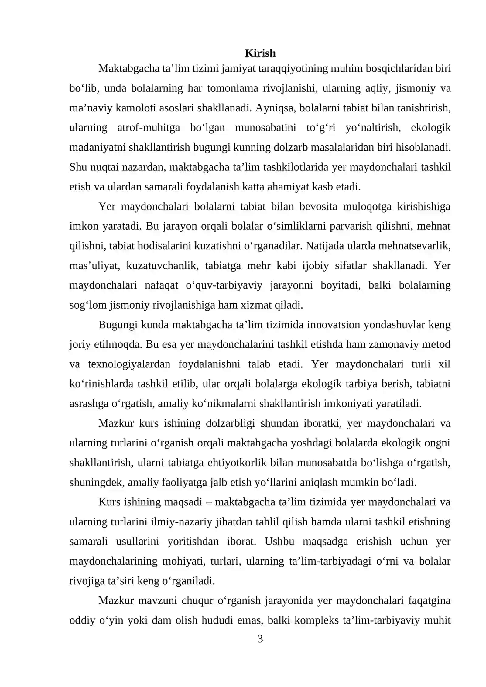 Yer maydonchalari haqida umumiy tushuncha 3