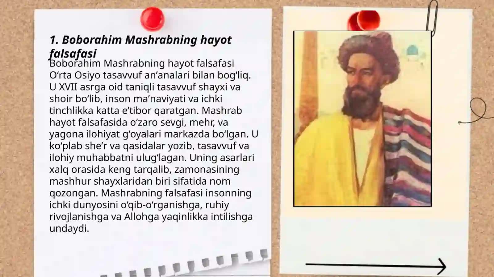 Boborahim Mashrabning hayot falsafasi 3