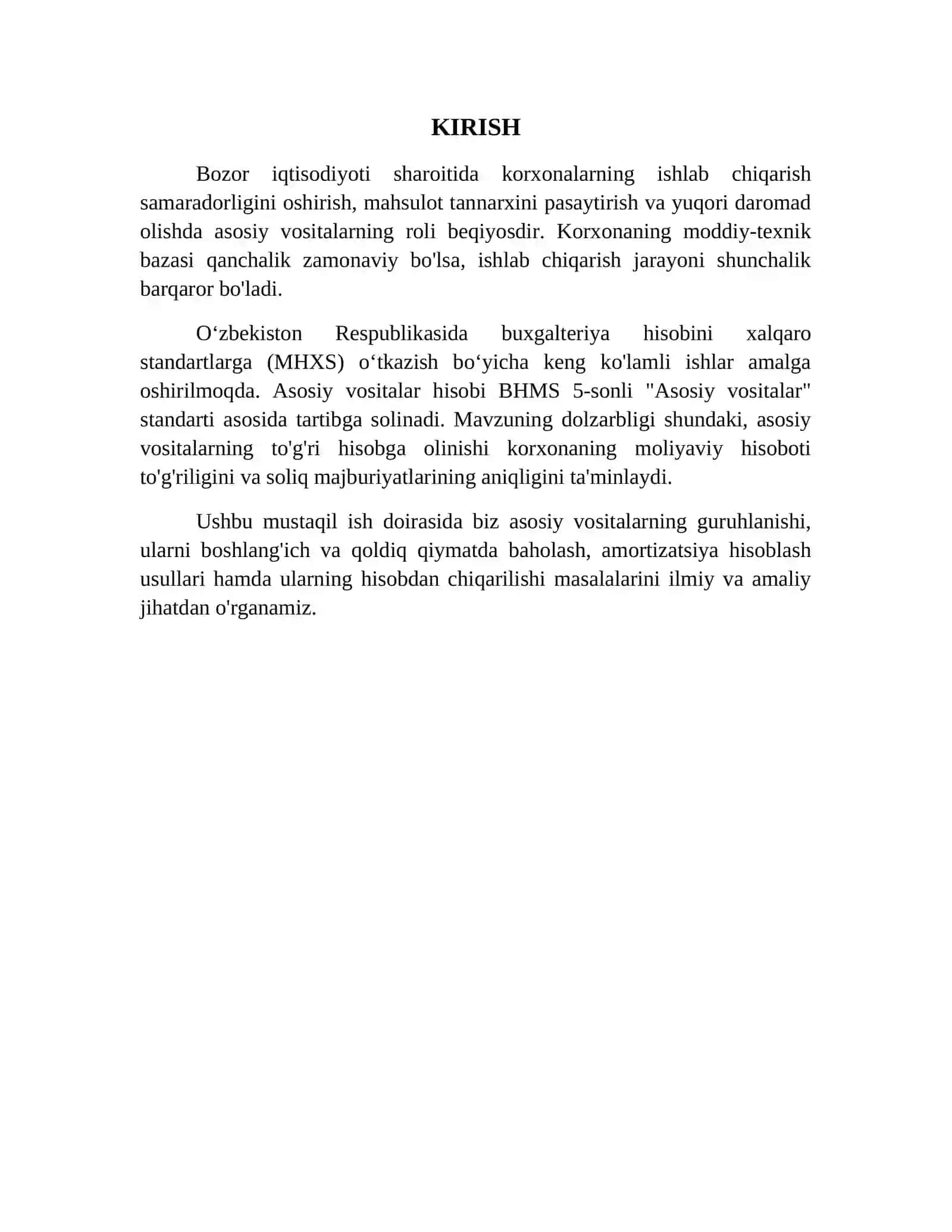 ASOSIY VOSITALAR HISOBI VA ULARNING IQTISODIY TAHLILI 3