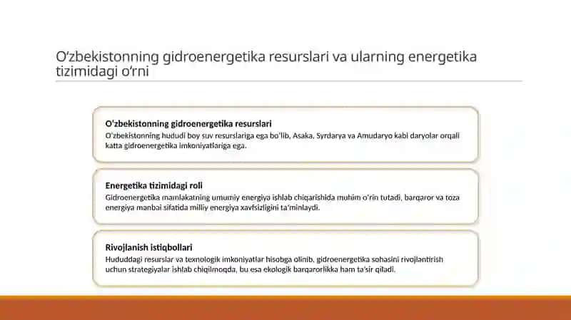 Gidroenergetika zaxiralari 3