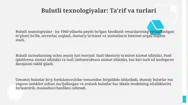 Bulutli texnologiyalar 3