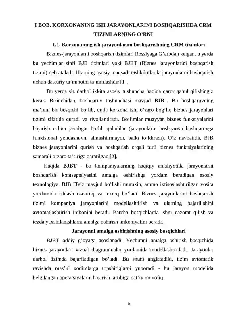 Korxona boshqaruvi uchun CRM tizimini joriy qilish 3