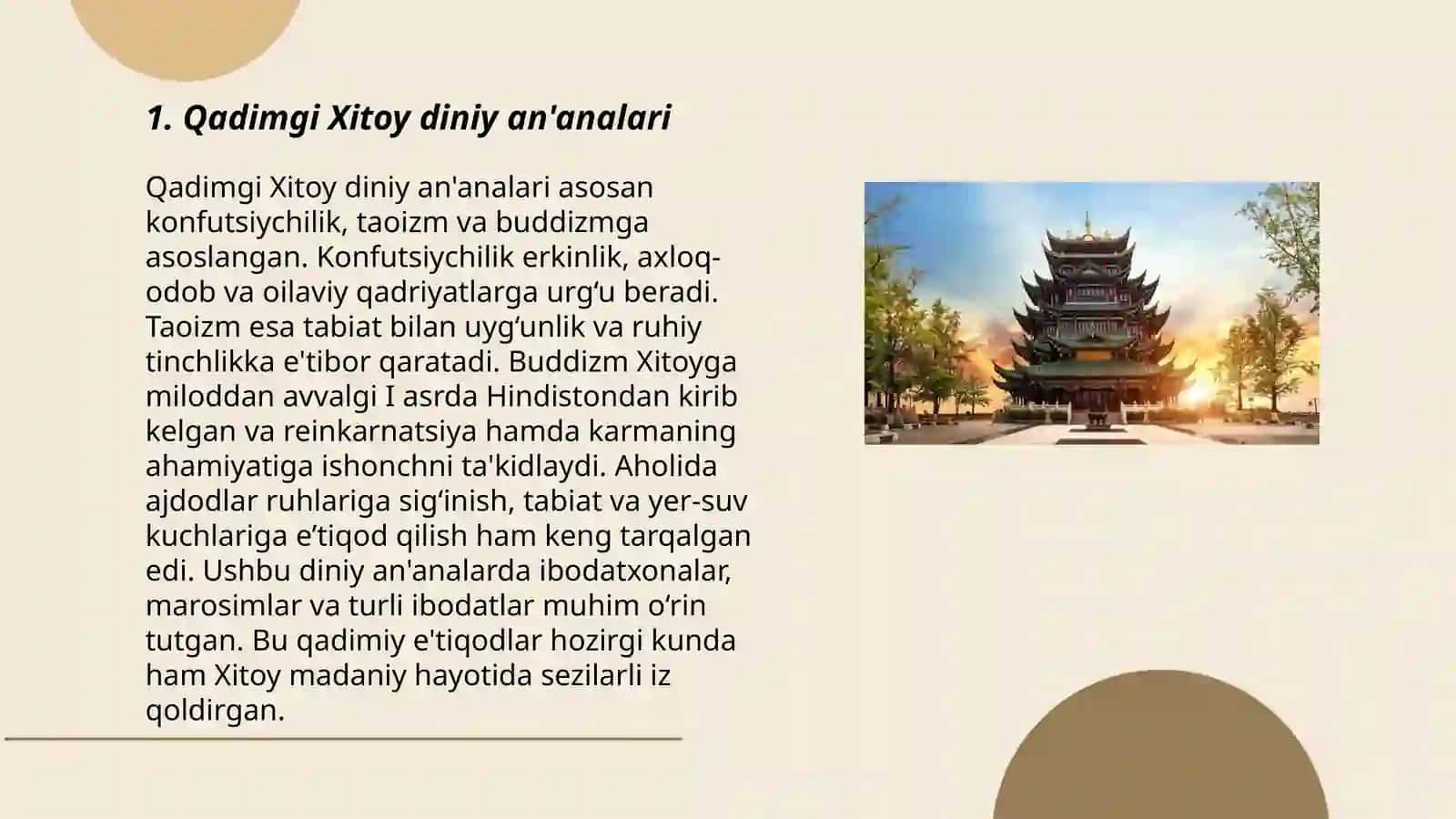 Qadimgi Xitoy diniy tizimining óziga xos jihatlari 3