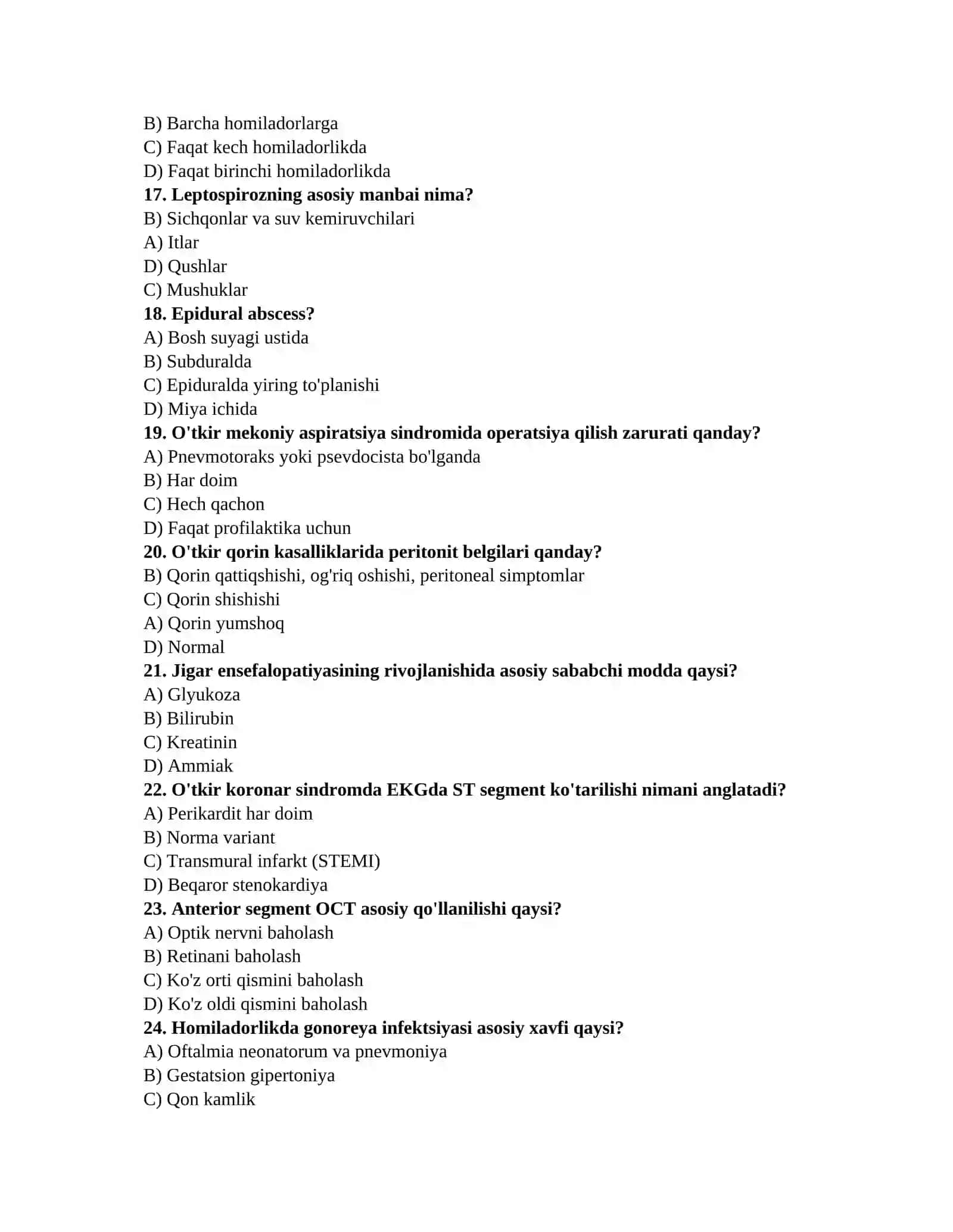 Farmakologiya testlari 3