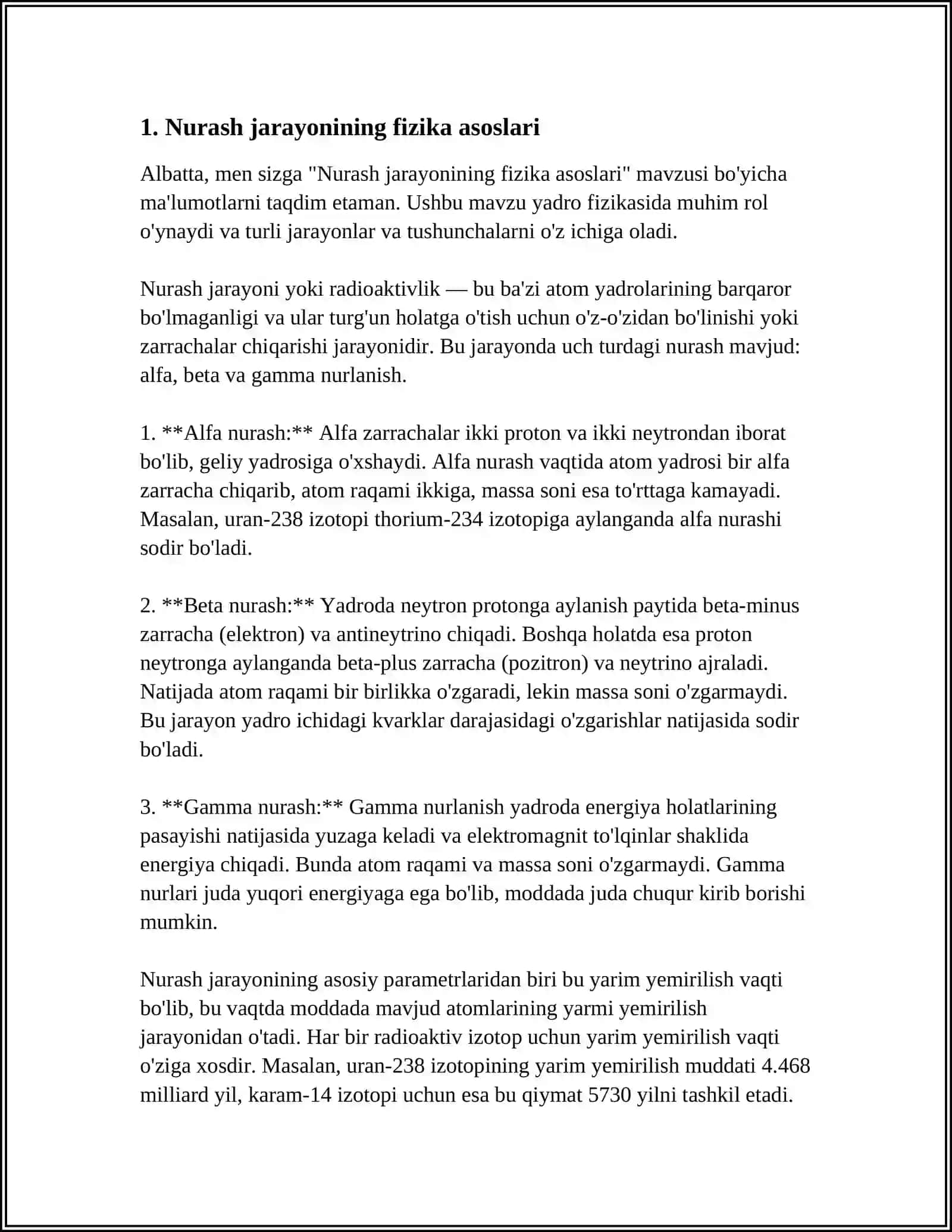 Nurash jarayonining fizika asoslari 3
