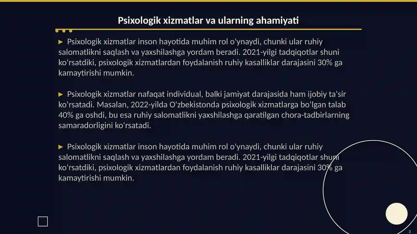 Psixologik xizmatdagi tashkiliy muammolar 3