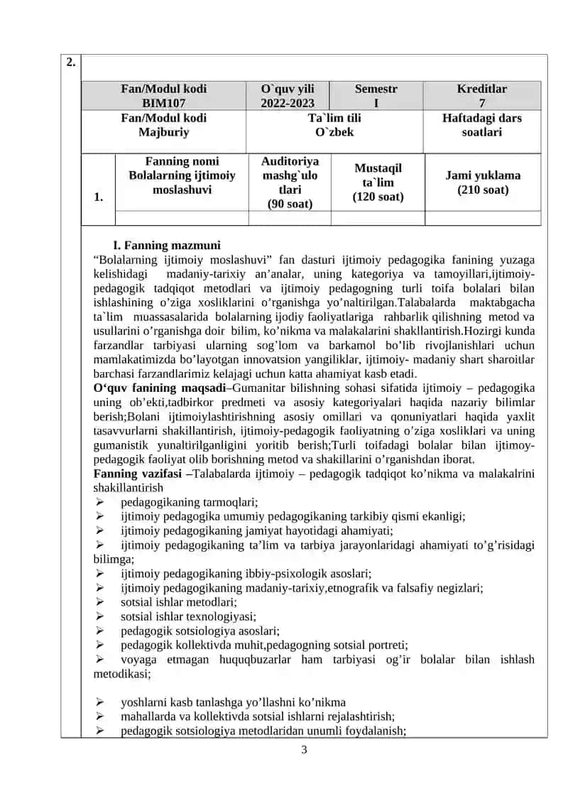 Bolalarning ijtimoiy moslashuvi 3
