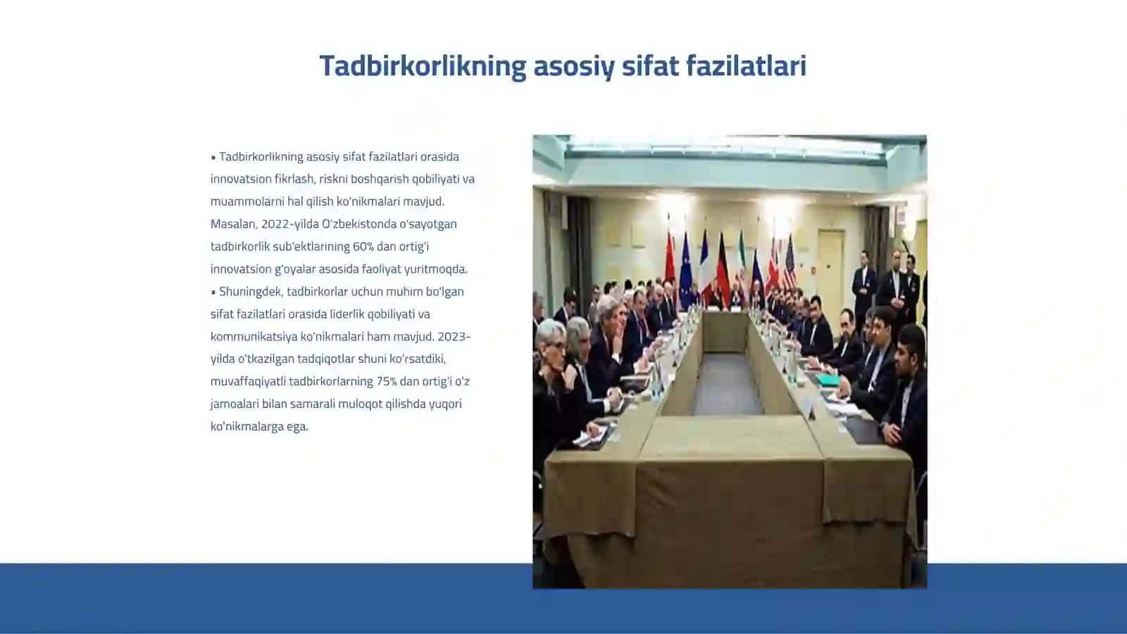 Tadbirkorlikning sifat fazilatlari,tadbirkorlik strategiyasi va taktikasi 3
