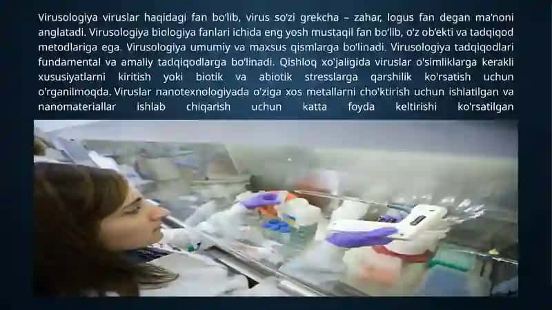 VIRUSLARNI GEN MUHANDISLIGIDA AHAMYATI 3