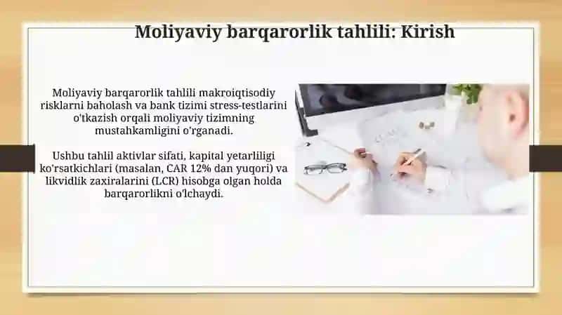 Moliyaviy barqarorlik tahlili 3