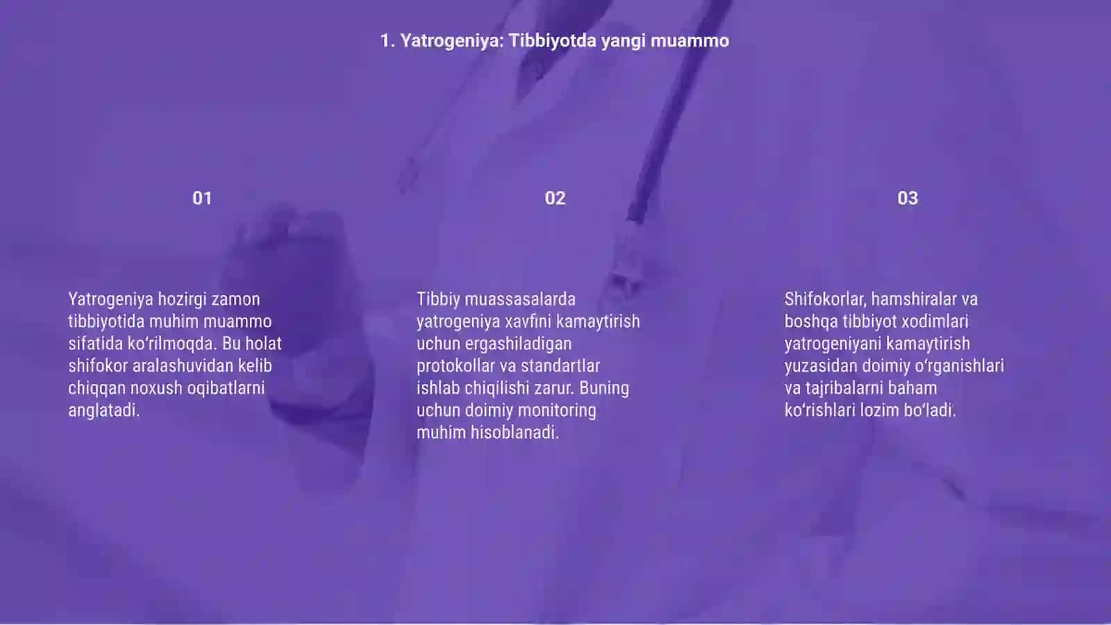 Yatrogeniya muammolari 3