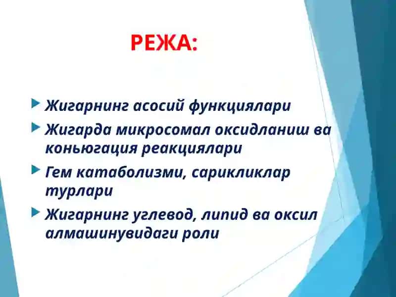 ЖИГАР БИОКИМЁСИ 3