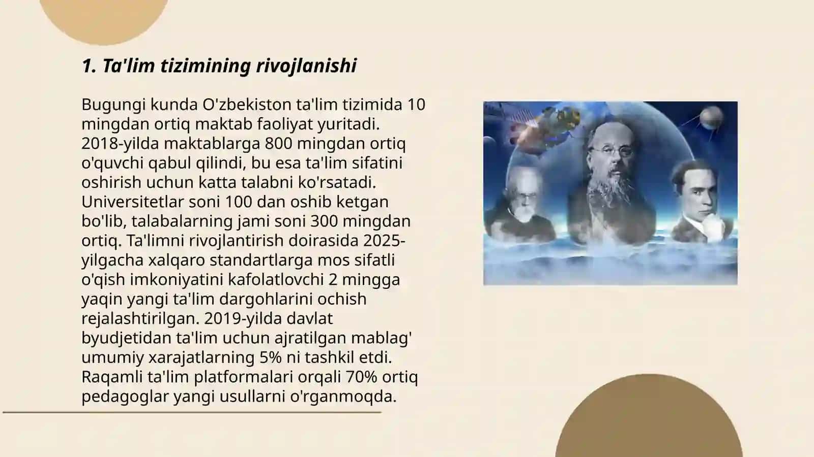Ta'lim Tizimining Rivojlanishi 3