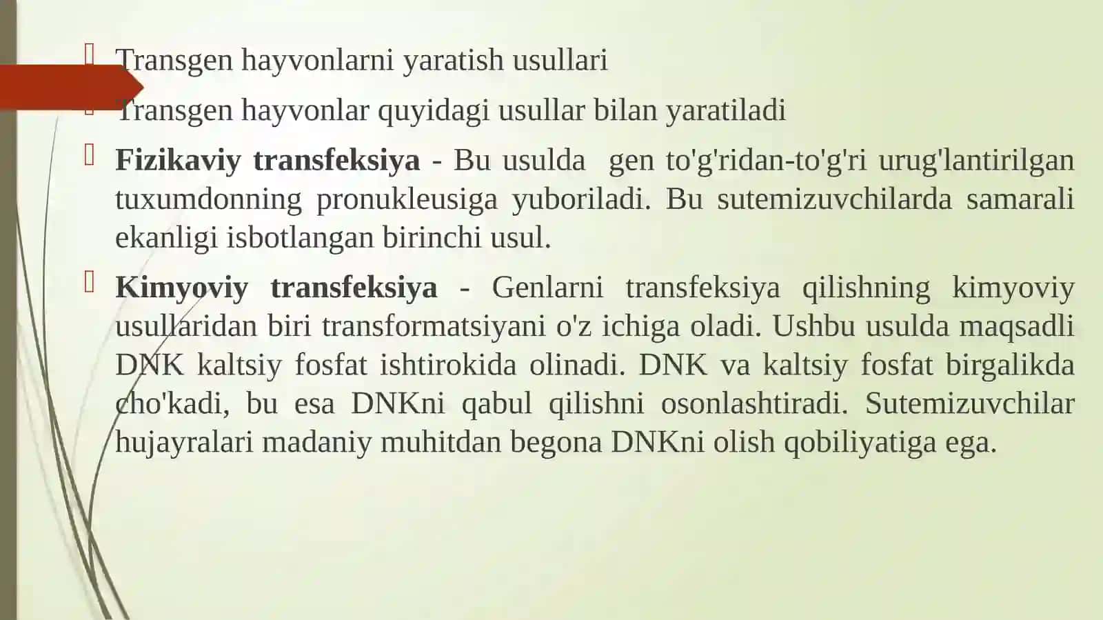 Transgen hayvonlar yaratish 3