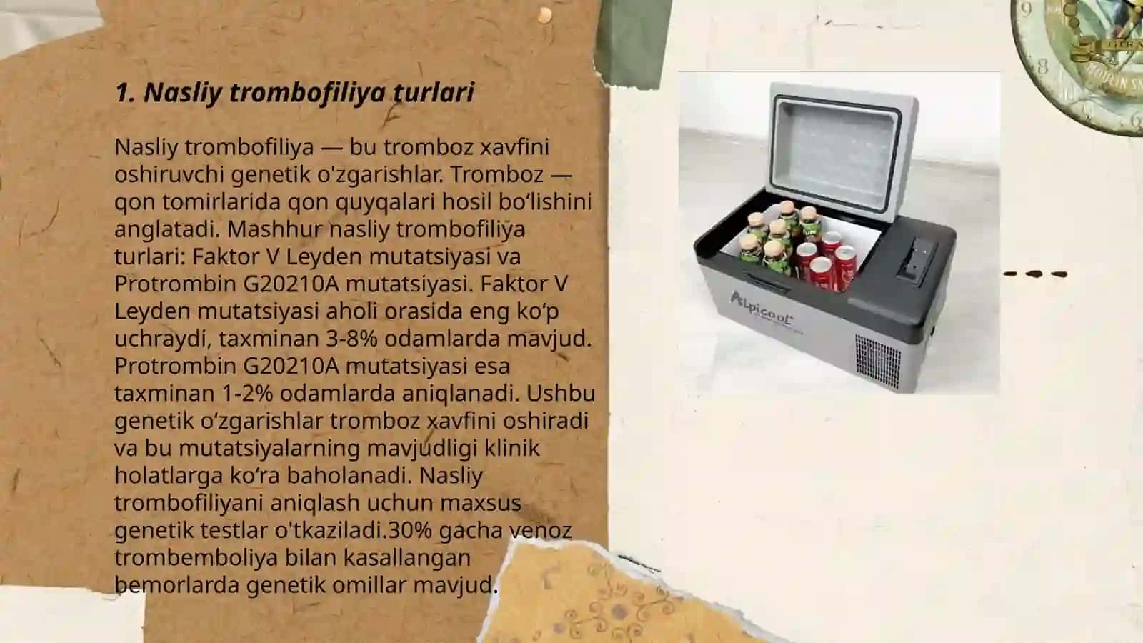 Nasliy trombofiliya gemostazdagi ózgarishlar 3