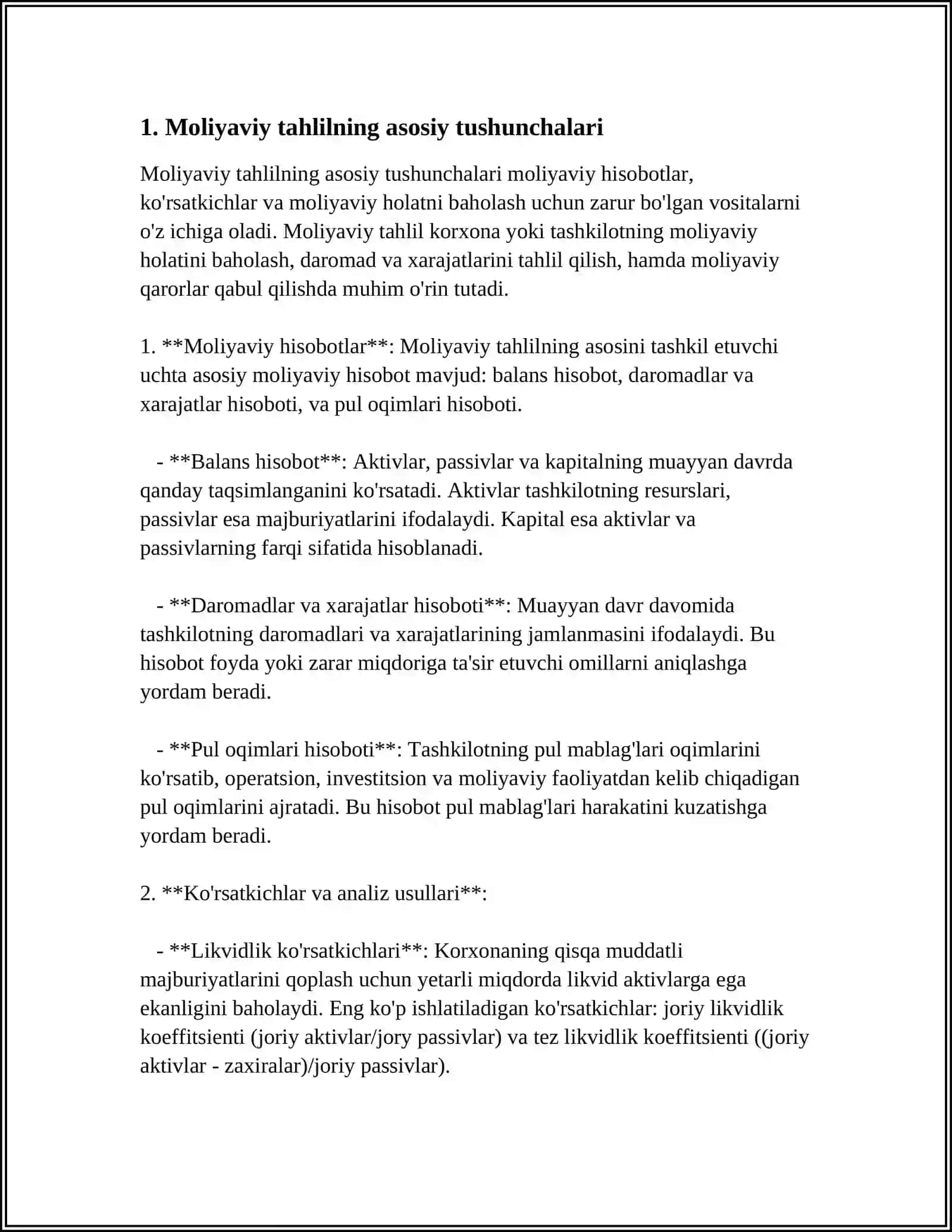 MOLIYAVIY VA BOSHQARUV TAHLILI 3