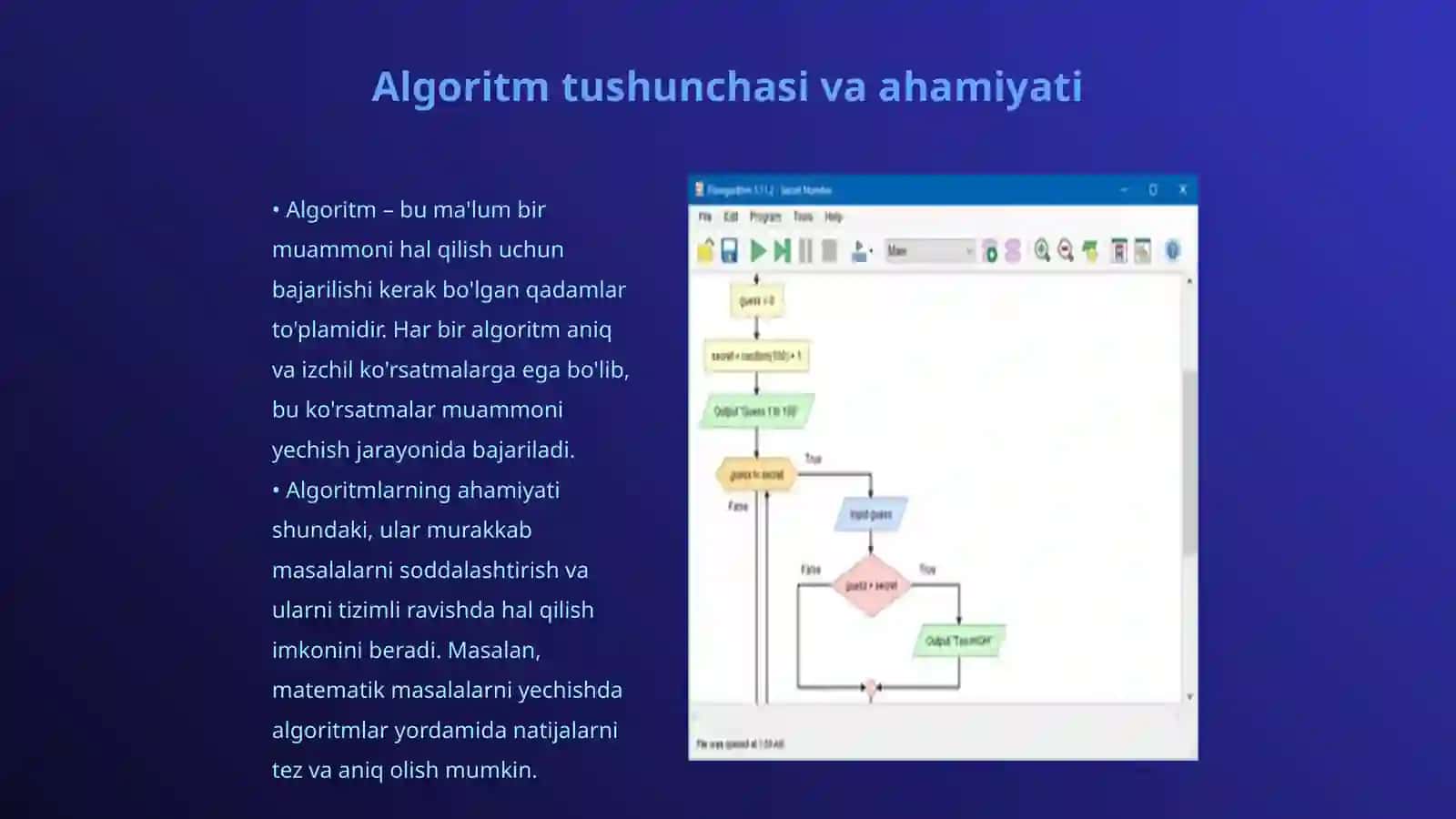 Masalalarning algoritmini tizish va shu algoritm asosida Delphi dasturlash tilida dastur tuzish 3