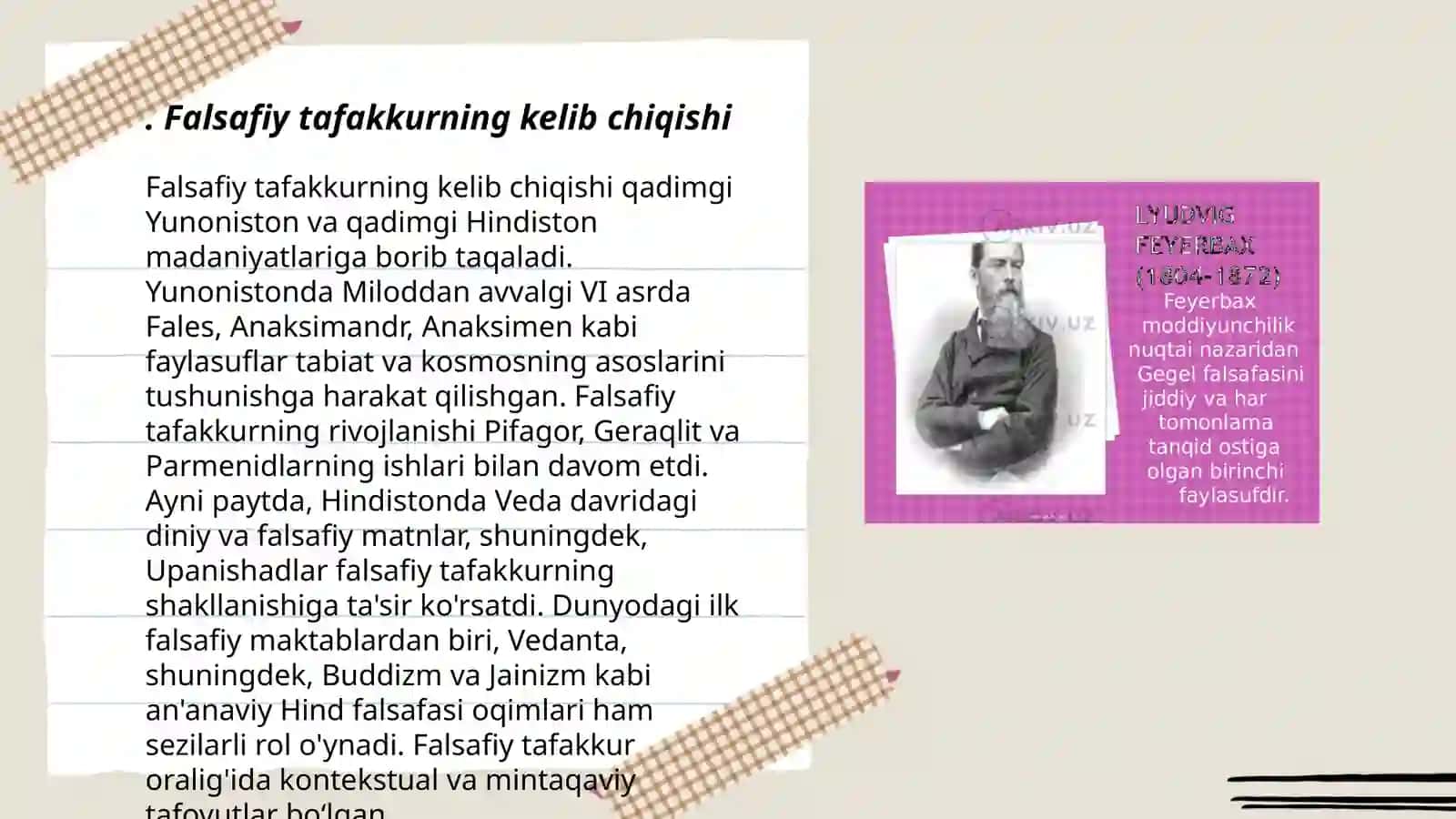 Falsafa fanidan tahliliy taqdimot 3