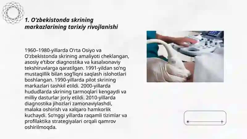 Oʻzbekistonda skrining markazlari faoliyati 3