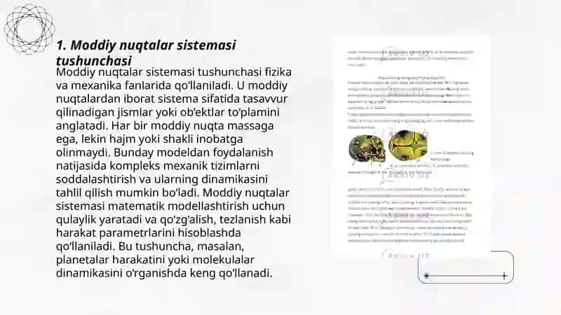Moddiy nuqtalar sistemasining harakati 3
